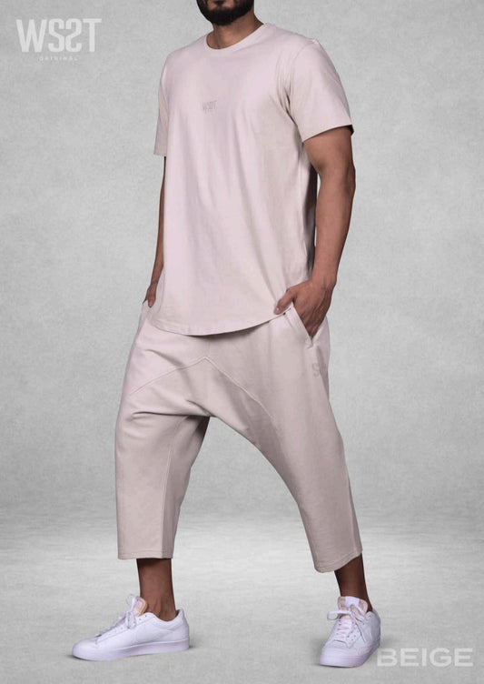 Ensemble WS2T Original Homme – T-shirt & Sarouel 2 Pièces 100% Coton