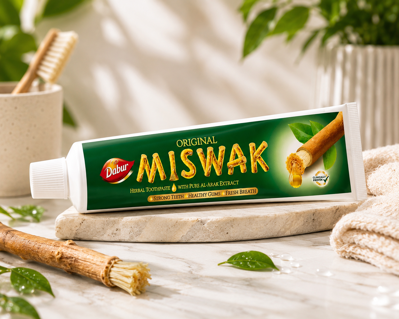Dentifrice Miswak Dabur Original – Au Siwak (Al Arak) | 190 g