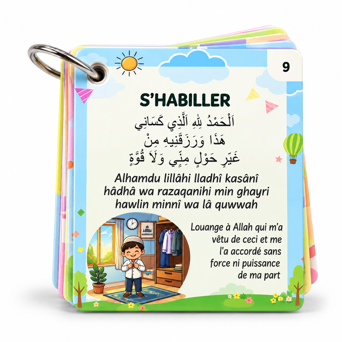 25 douaas pour enfants – Cartes d’invocations du quotidien
