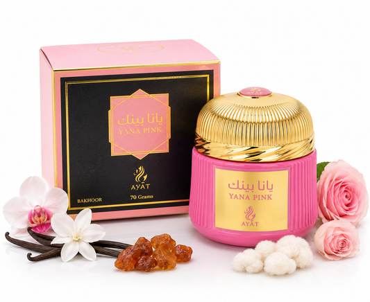 Encens Yana Pink Ayat – Bakhoor parfumé premium – 80 g