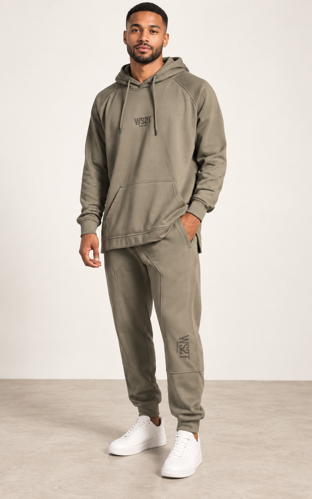 Ensemble Terry Wassat – Sweat à capuche et pantalon homme