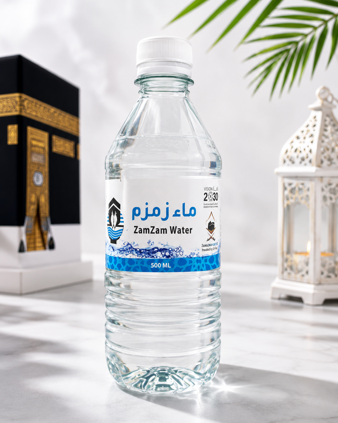 Eau de zamzam 500ml – provenance de la Mecque
