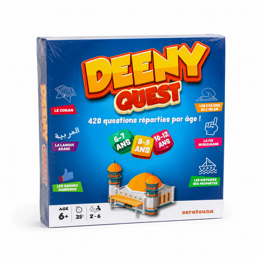 Deeny Quest – Jeu de société musulman éducatif