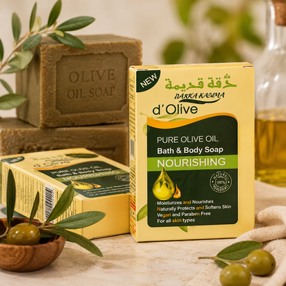 Savon à l'Huile d'Olive – Nourrissant | Dakka Kadima