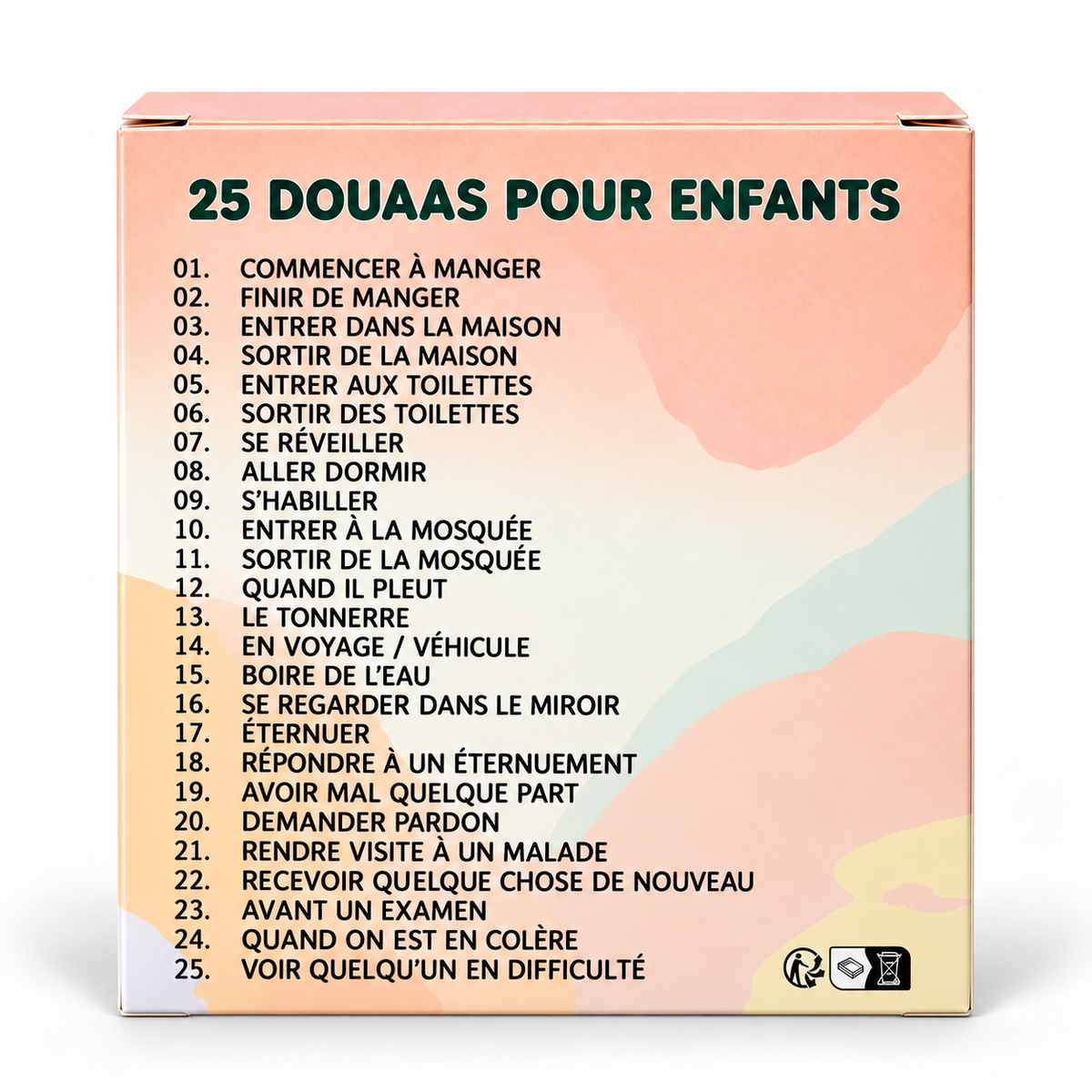 25 douaas pour enfants – Cartes d’invocations du quotidien