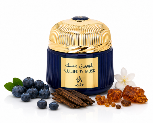 Encens Bakhoor Blueberry Musk Ayat – Parfum d'intérieur premium – 70 g