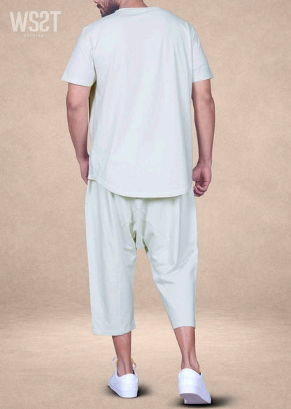 Ensemble WS2T Original Homme – T-shirt & Sarouel 2 Pièces 100% Coton