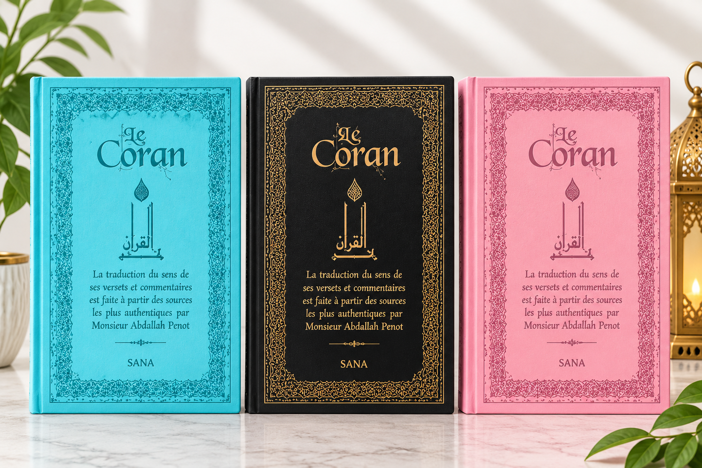 Le Coran - Traduit et annoté par Abdallah Penot – Bleu ciel
