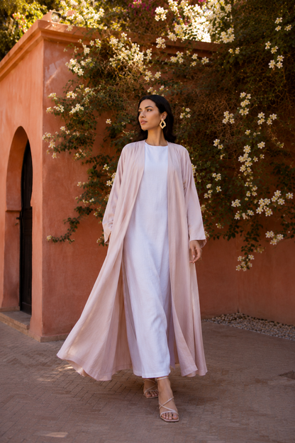 Abaya Gilet Lina en lin